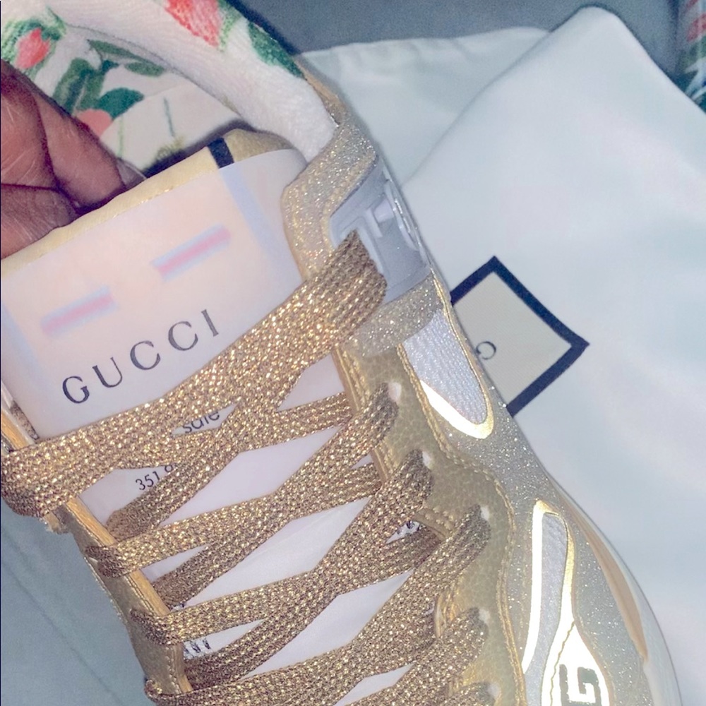 Gold Gucci Sneaker